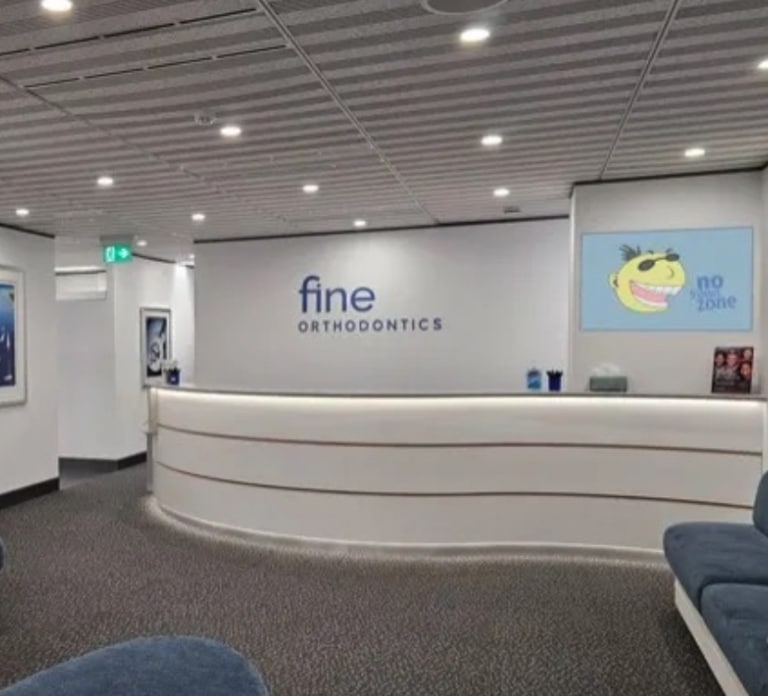 Bondi Junction orthodontic clinic reception area.