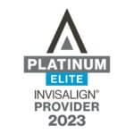 Invisalign Platinum Elite provider logo.