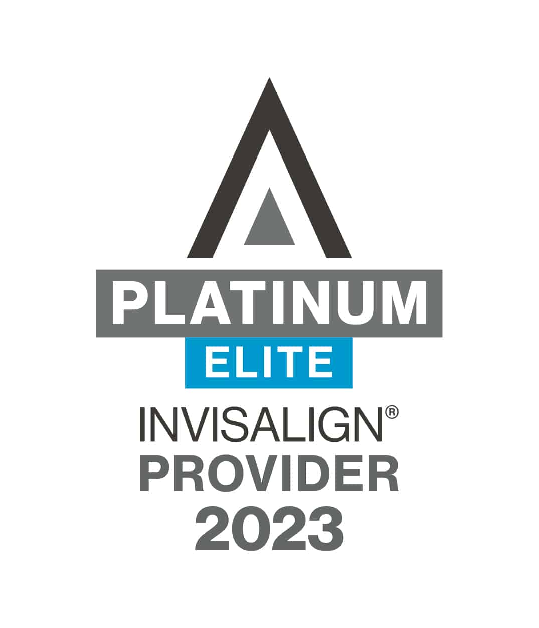 Invisalign Platinum Elite provider logo.